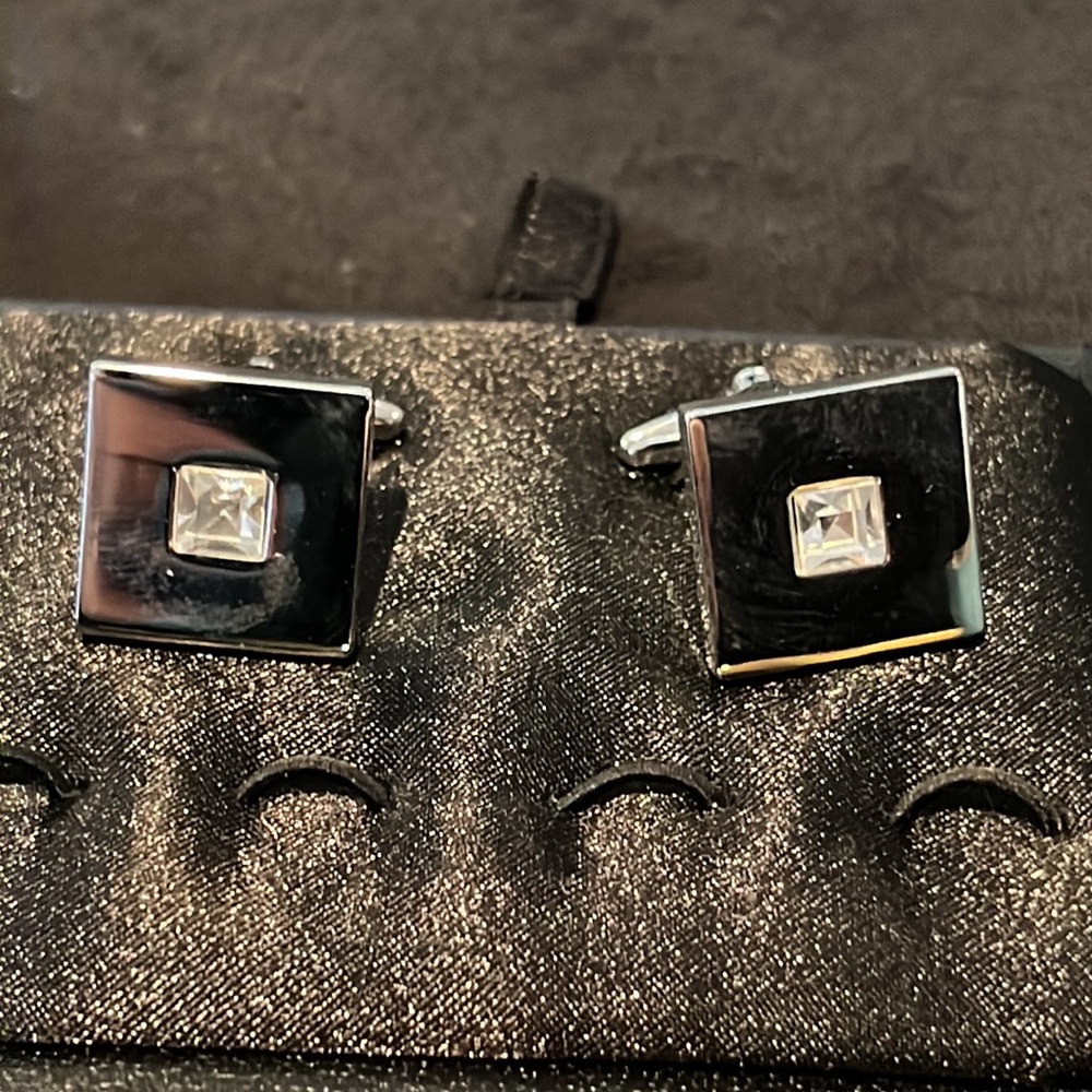 SILVER CUFFLINKS, 2 pairs, new! - Picture 5 of 7